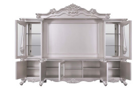 91660 Champagne Finish Entertainment Center by Acme Furniture