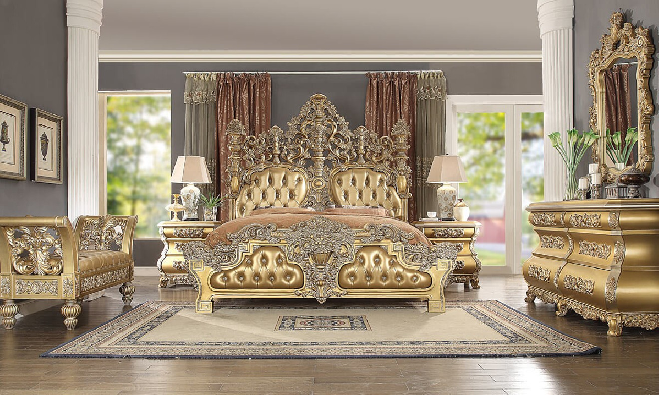 HD 8016 Homey Design Bedroom set Victorian, European & Classic design