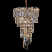 LT-CH976-12CLR Michael Amini Spiral 12 Light Chandelier