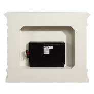 AC01617 Antique White Finish Fireplace Vanaheim Collection By Acme Furniture