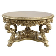HD 8086 Round Dining Set Homey Design Victorian, European & Classic design