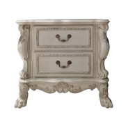 BD01708Q Queen Bed Bone White Finish Dresden Collection by Acme Furniture