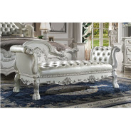 BD01708Q Queen Bed Bone White Finish Dresden Collection by Acme Furniture