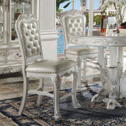 DN01705 7PC Counter Height Table Dresden Bone White Collection By Acme Furniture