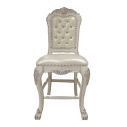 DN01705 7PC Counter Height Table Dresden Bone White Collection By Acme Furniture