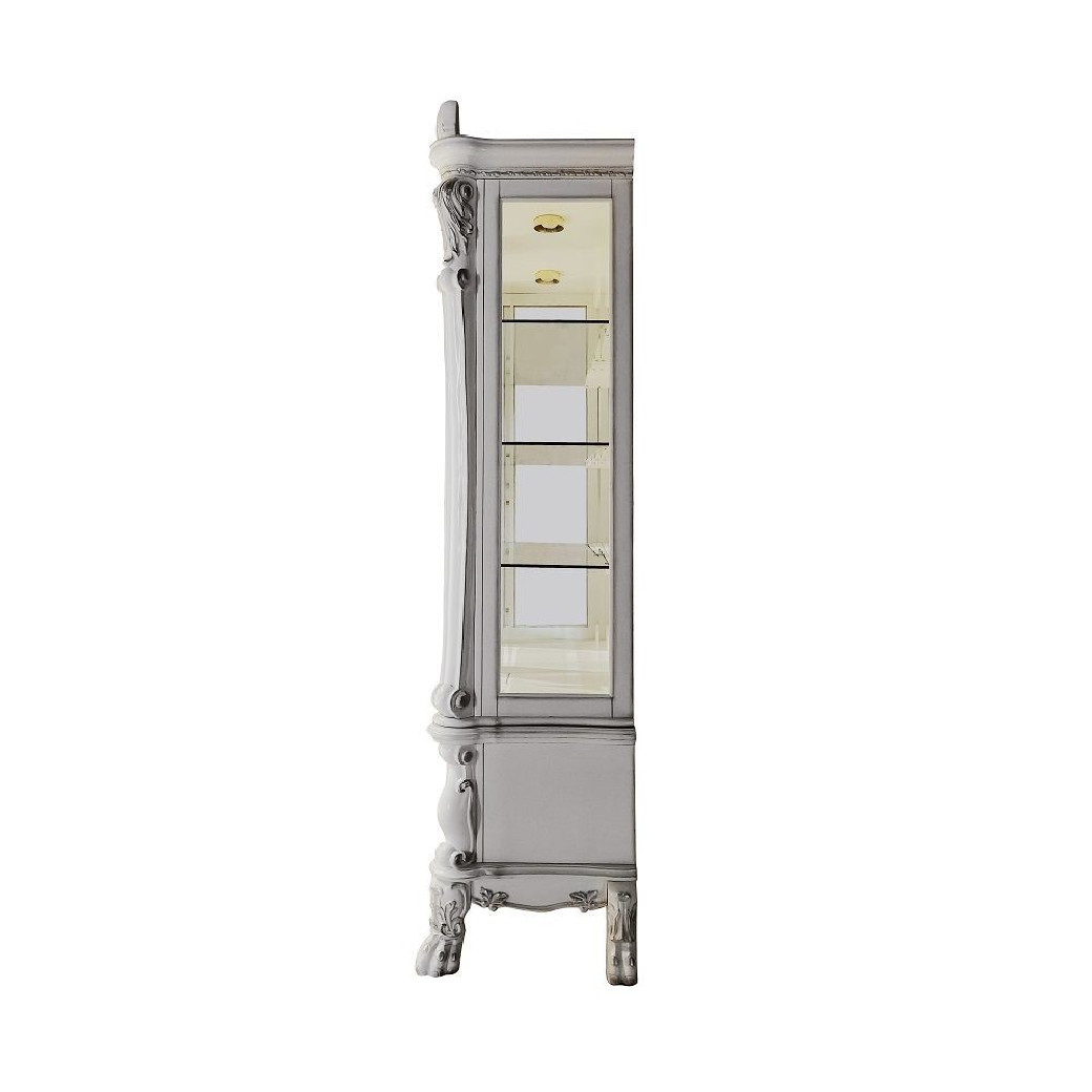 DN01705 7PC Counter Height Table Dresden Bone White Collection By Acme Furniture