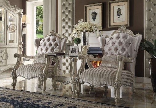 52087 Accent Chair Ivory...