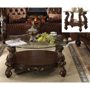 82080 Coffee Table Versailles Cherry Colection By Acme Furniture