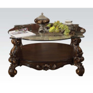 82080 Coffee Table Versailles Cherry Colection By Acme Furniture