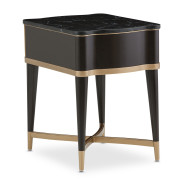 End Table Malibu Crest Crotch Mahogany Collection By Michael Amini. 9007202-411