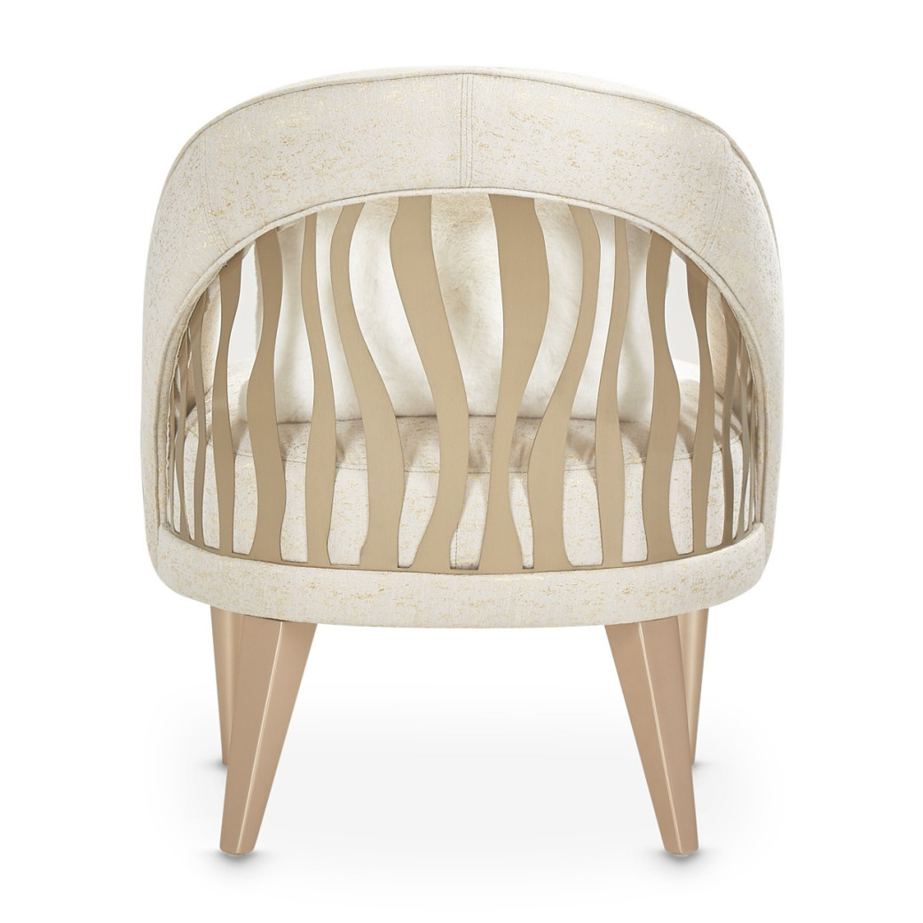 La Rachelle Flame Chair Gold Rush Md Champagne By Michael.9034834-GDRSH-136