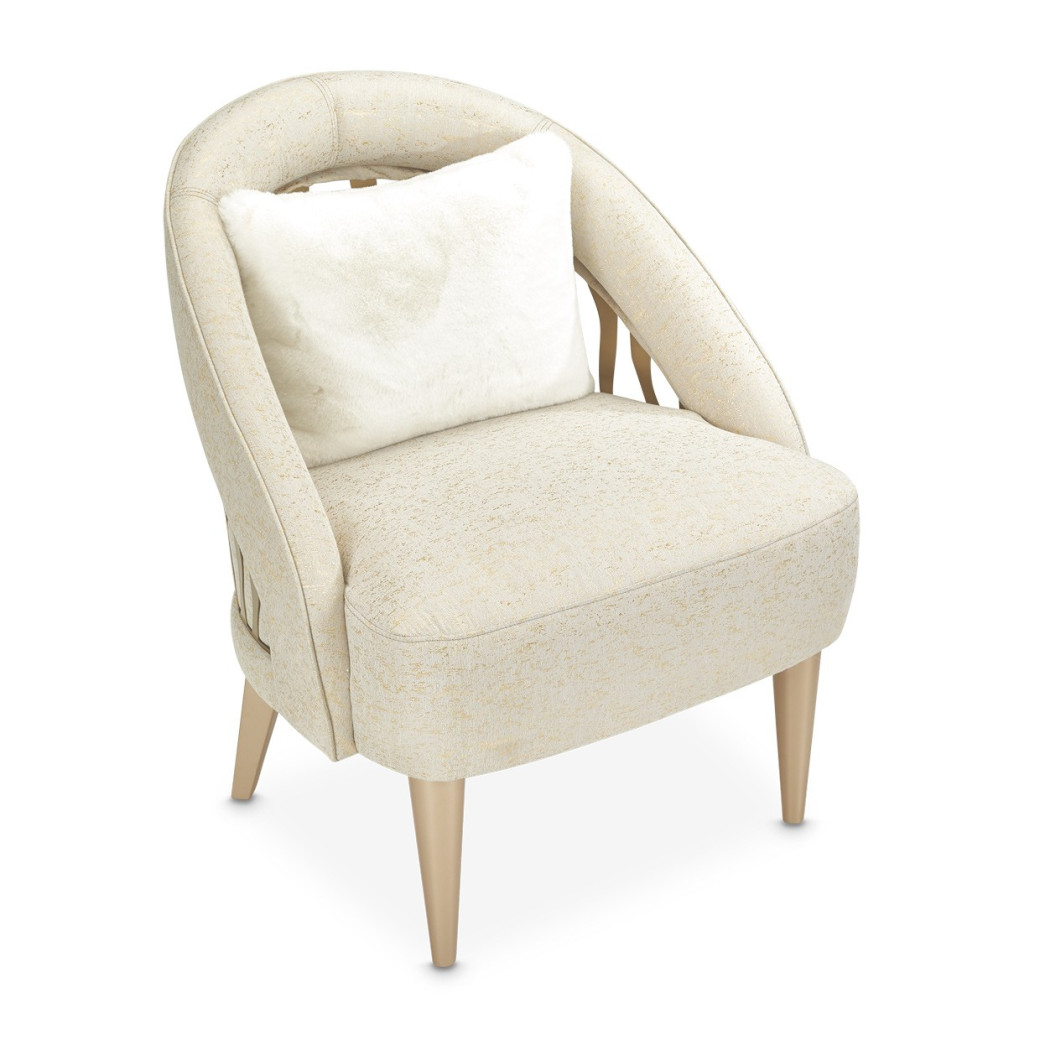 La Rachelle Flame Chair Gold Rush Md Champagne By Michael.9034834-GDRSH-136