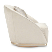 La Rachelle Swivel Chair Gold Rush MdChampagne By Michael Amini.9034839-GDRSH-136