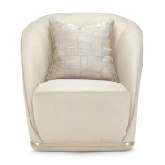La Rachelle Swivel Chair Gold Rush MdChampagne By Michael Amini.9034839-GDRSH-136