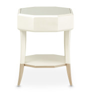 Octagonal End Table W/Drawer La Rachelle Collection By Michael Amini.9034202-136