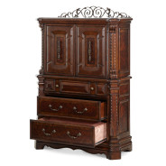 Vertical Storage Cabinets/ Chest Windsor Court Collection By Michael Amini  70070-54