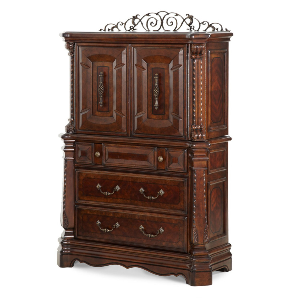 Vertical Storage Cabinets/ Chest Windsor Court Collection By Michael Amini  70070-54