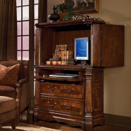 Vertical Storage Cabinets/ Chest Windsor Court Collection By Michael Amini  70070-54