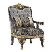 HD 9012 Homey Design Upholstery Living Room Set European Art Deco Style