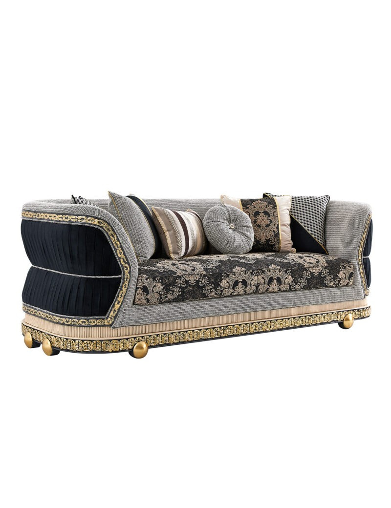 HD 9013  Homey Design Upholstery Living Room Set Victorian, European & Classic Design Sofa Set