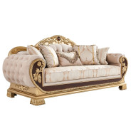 HD 9016 Homey Design Upholstery Living Room Set Victorian, European & Classic Design Sofa Set