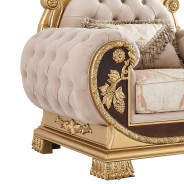 HD 9016 Homey Design Upholstery Living Room Set Victorian, European & Classic Design Sofa Set