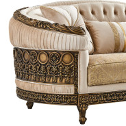 HD 9017 Homey Design Upholstery Living Room Set Victorian, European