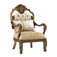 HD 9017 Homey Design Upholstery Living Room Set Victorian, European
