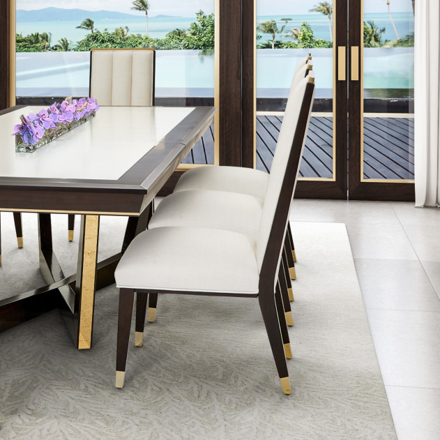 7PC Rectangular Dining Table Belmont Place Collection by Michael Amini.9085000-409