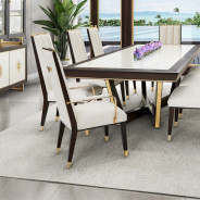 7PC Rectangular Dining Table Belmont Place Collection by Michael Amini.9085000-409