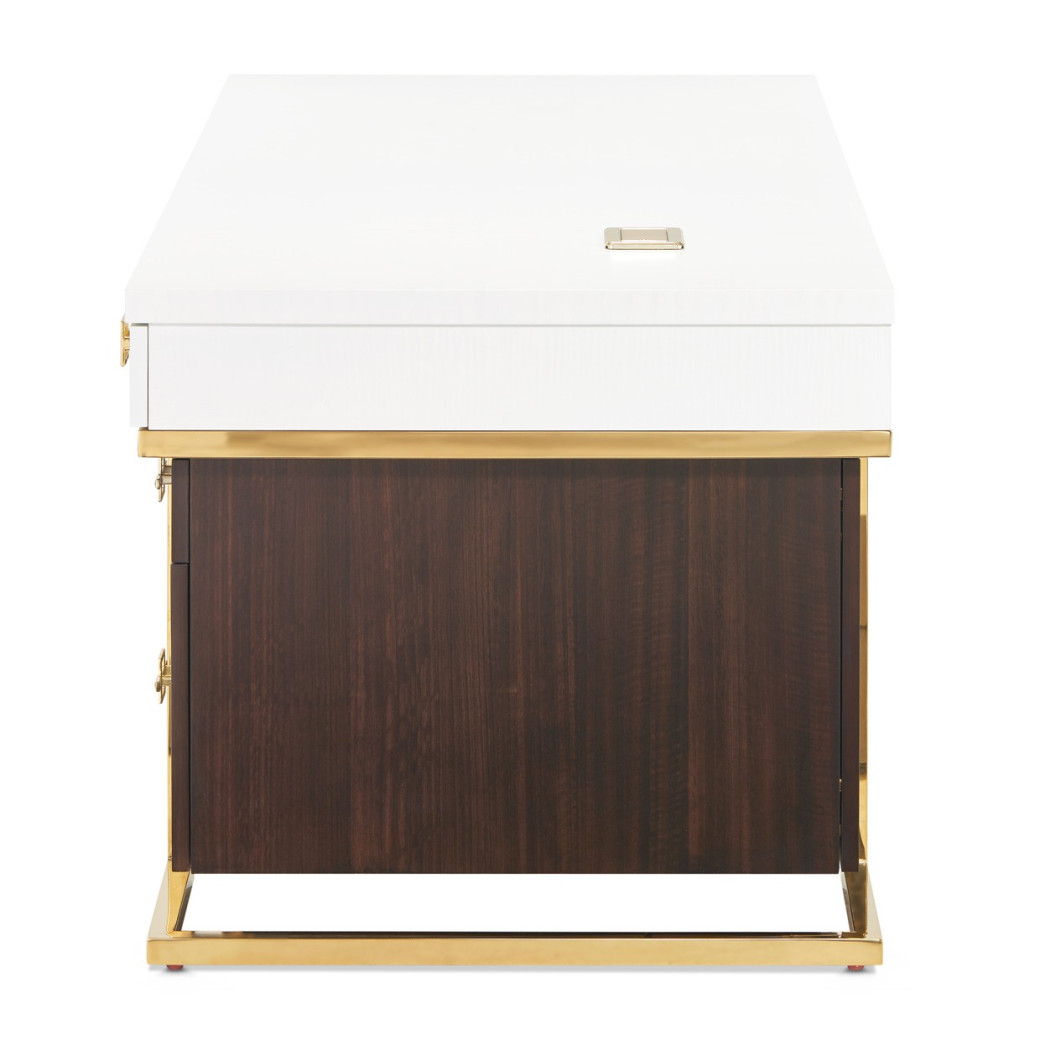Desk Espresso Finish Belmont Place By Michael Amini.9085207-409