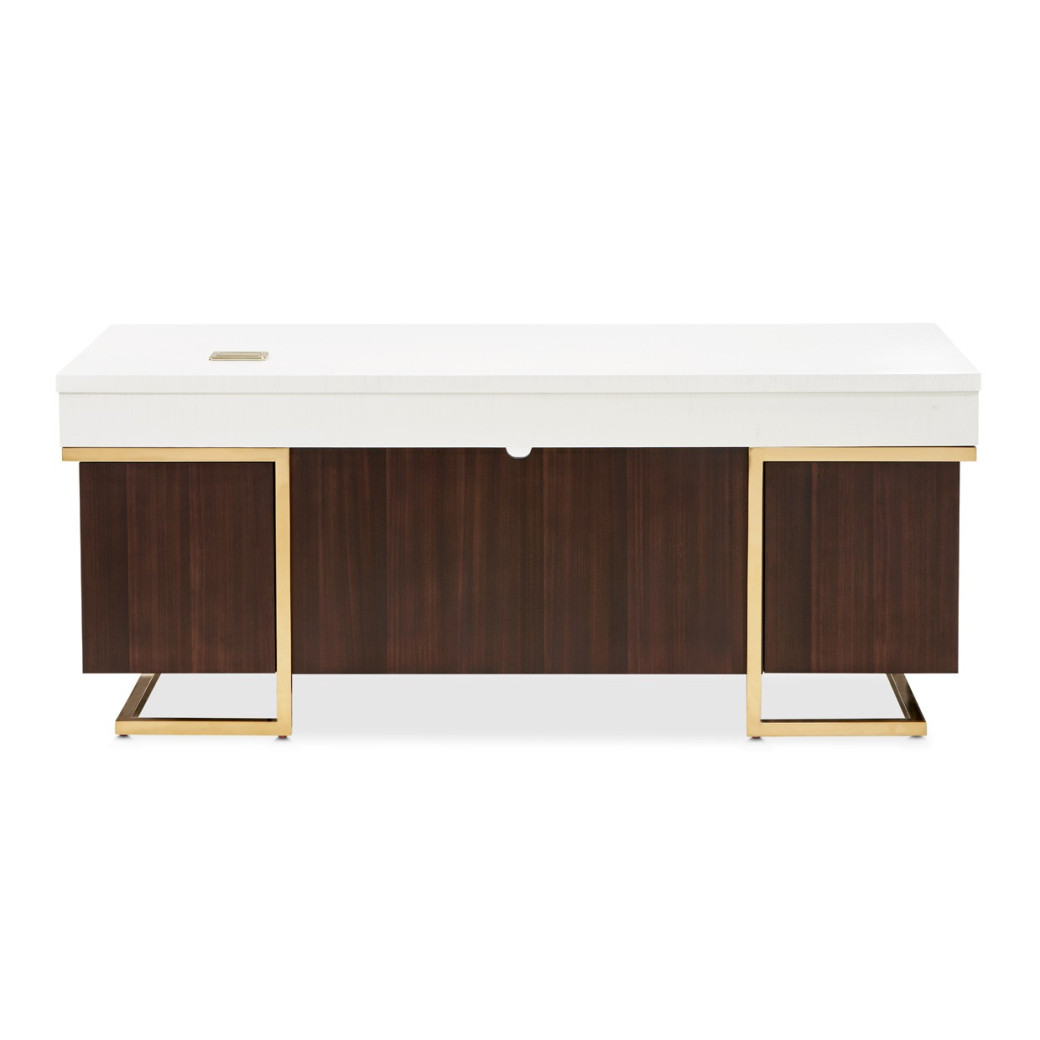 Desk Espresso Finish Belmont Place By Michael Amini.9085207-409