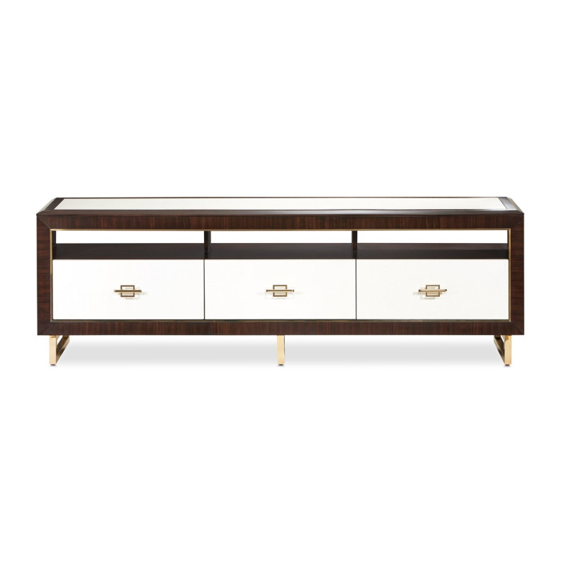 Media Cabinet Espresso Finish Belmont Place Collection By Michael Amini.9085081-409
