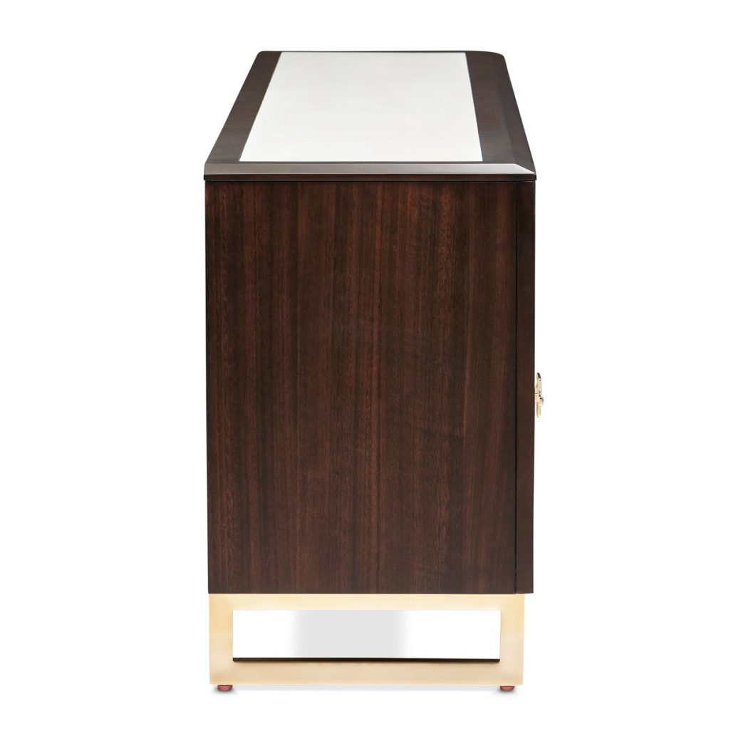 Media Cabinet Espresso Finish Belmont Place Collection By Michael Amini.9085081-409