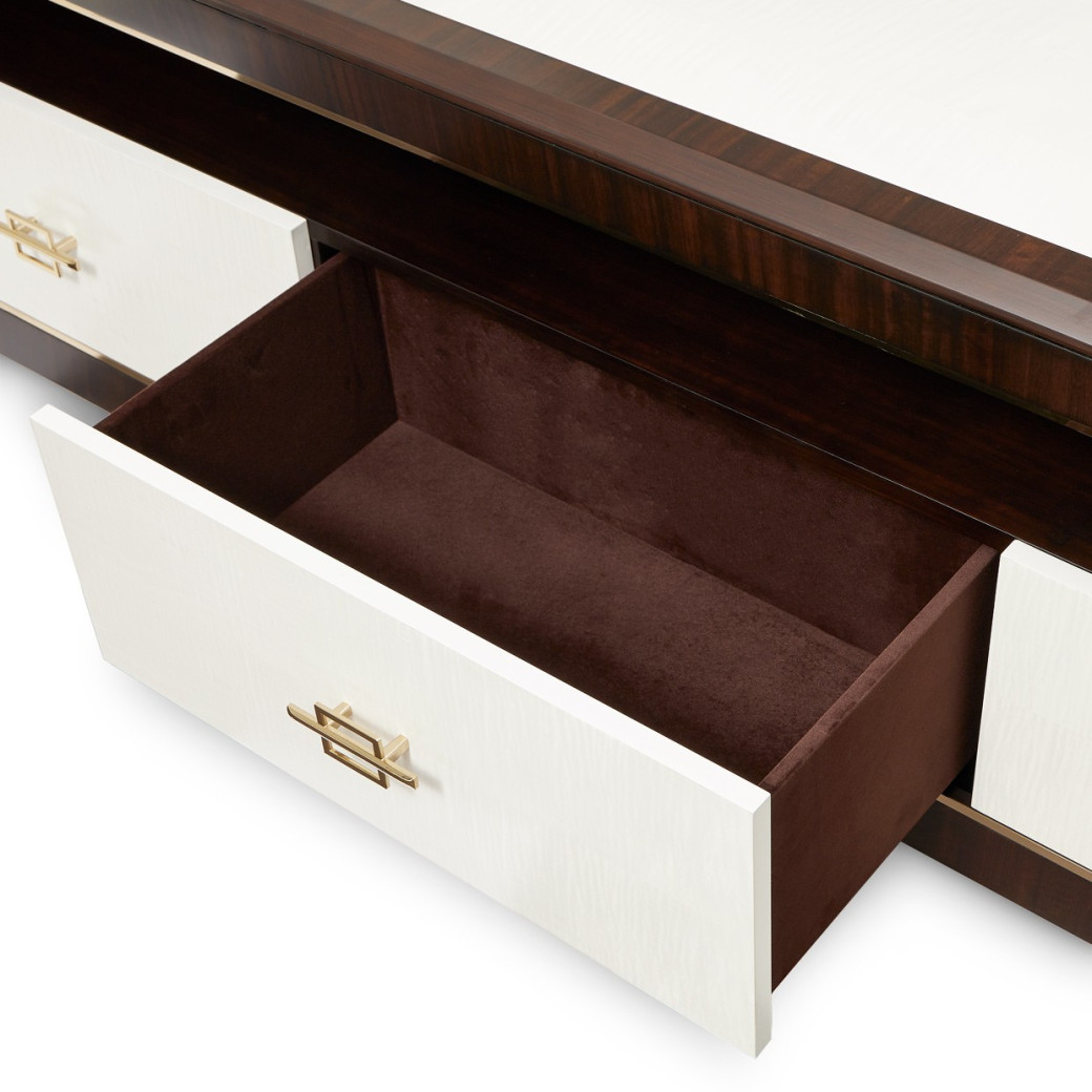 Media Cabinet Espresso Finish Belmont Place Collection By Michael Amini.9085081-409