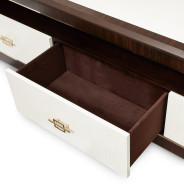 Media Cabinet Espresso Finish Belmont Place Collection By Michael Amini.9085081-409