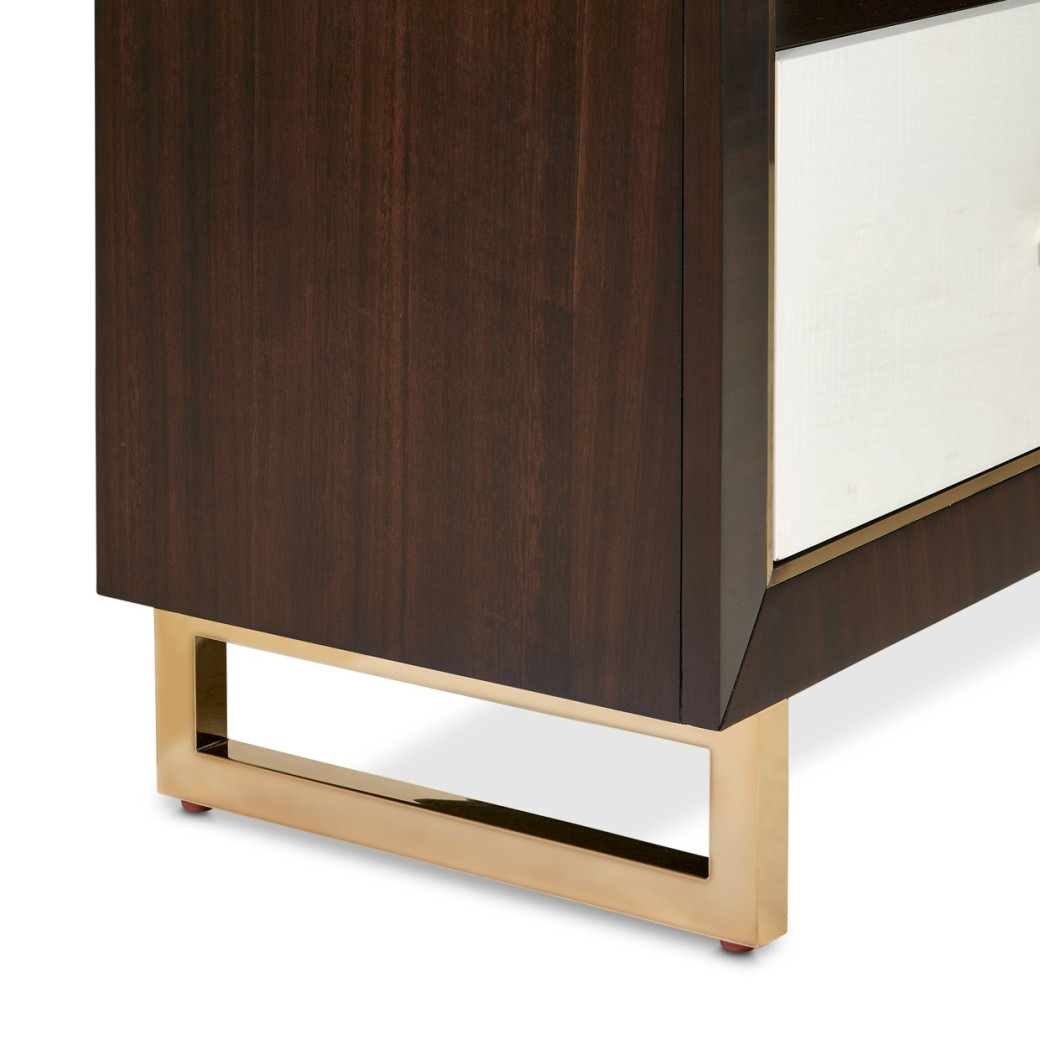 Media Cabinet Espresso Finish Belmont Place Collection By Michael Amini.9085081-409
