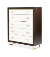 5 Drawer Chest Espresso Finish Belmont Place Collection By Michael Amini.9085070SA-409