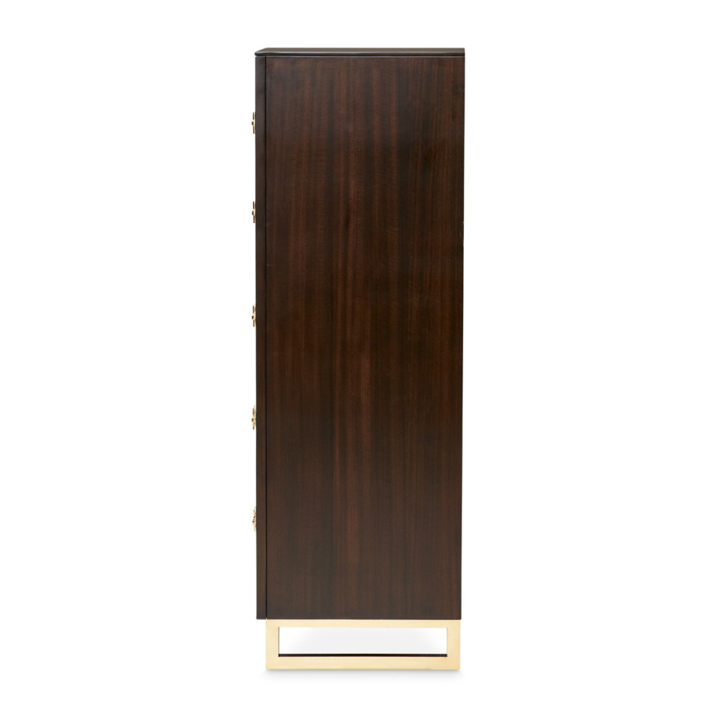 5 Drawer Chest Espresso Finish Belmont Place Collection By Michael Amini.9085070SA-409