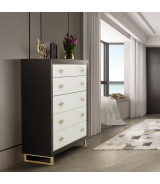5 Drawer Chest Espresso Finish Belmont Place Collection By Michael Amini.9085070SA-409