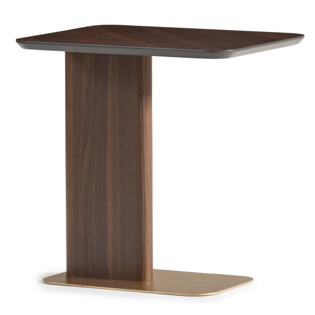 LFR-AMRA225-223 Accent Table-Medium Eggshell Walnut Amora Collection By Michael Amini