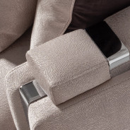 LFR-CRMA815-ZNC-808 Sofa Carmela Zinc Silver Collection By Michael Amini