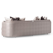 Mansion Sofa Carmela Zinc Silver Collection By Michael Amini.LFR-CRMA816-ZNC-808