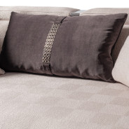 Mansion Sofa Carmela Zinc Silver Collection By Michael Amini.LFR-CRMA816-ZNC-808