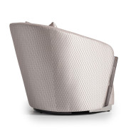 LFR-CRMA835-ZNC-808 Chair Carmela Zinc Silver Collection By Michael Amini
