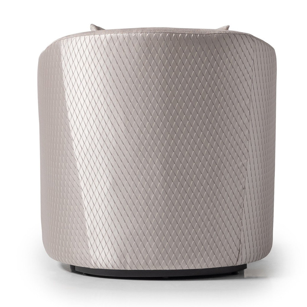 LFR-CRMA835-ZNC-808 Chair Carmela Zinc Silver Collection By Michael Amini