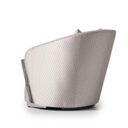 LFR-CRMA835-ZNC-808 Chair Carmela Zinc Silver Collection By Michael Amini