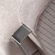 LFR-CRMA835-ZNC-808 Chair Carmela Zinc Silver Collection By Michael Amini