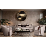 LT-CH998B-12CLR Michael Amini Eclipse LED Light Chandelier w/Black Dome