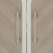 Media Cabinet Silver Mist Lanterna Collection By Michael Amini